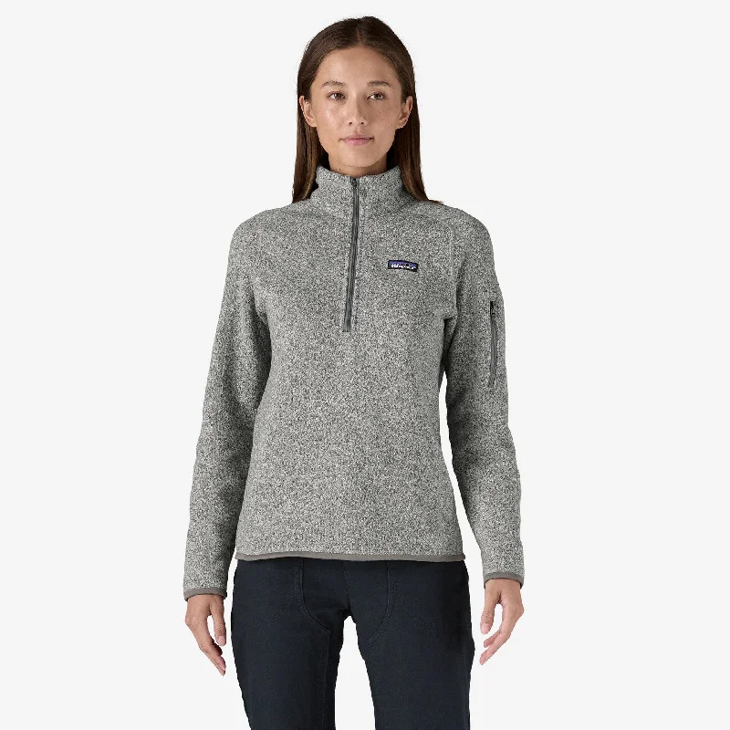 Patagonia Women's Better Sweater 1/4-Zip Fleece - BIRCH WHITE Elegant Ensemble