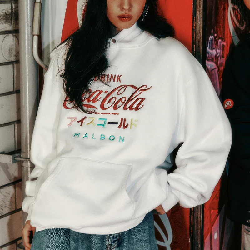 Malbon Golf X COCA COLA ICE COLD HOODIE - WHITE New Season Fashion Preview Sale