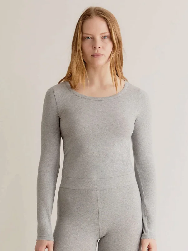 Darcey Women's Organic Cotton Top | Grey Huge Discounts This Week