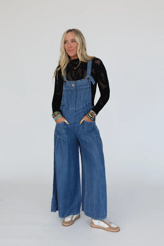 Elsie Denim Jumpsuit - Denim Elegant Simplicity Wardrobe