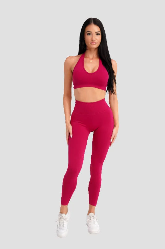 CORE SCRUNCH LEGGINGS -  CRANBERRY Exclusive Sale