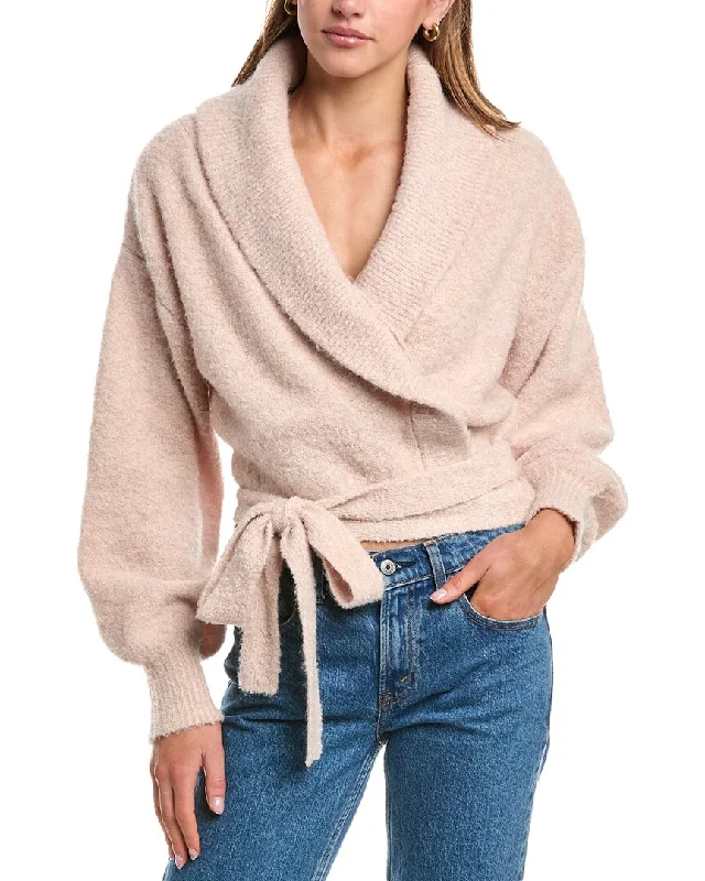 525 America Boucle Ballerina Wrap Effortless Sophistication