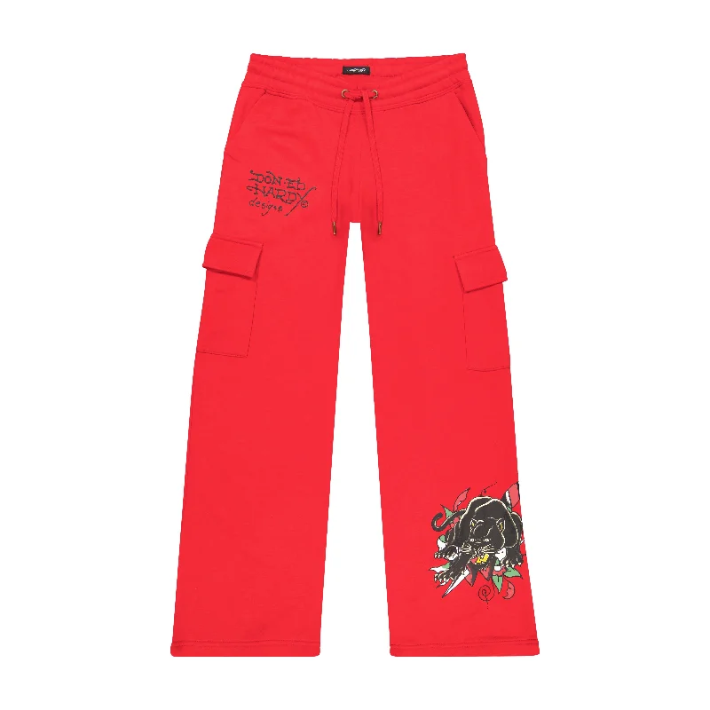 Panther Dagger Cargo Sweatpants Vintage Charm