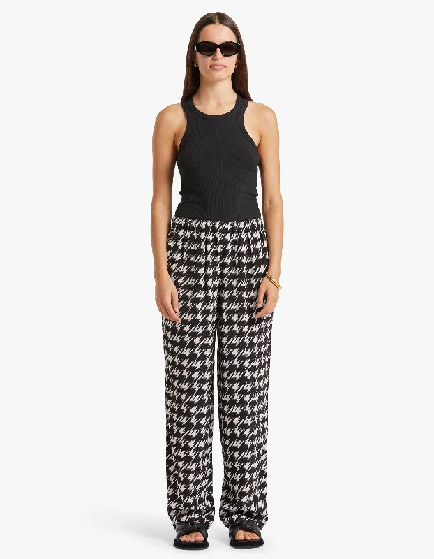 Aiden Pant - Houndstooth Print Flash Sale, Don't Miss