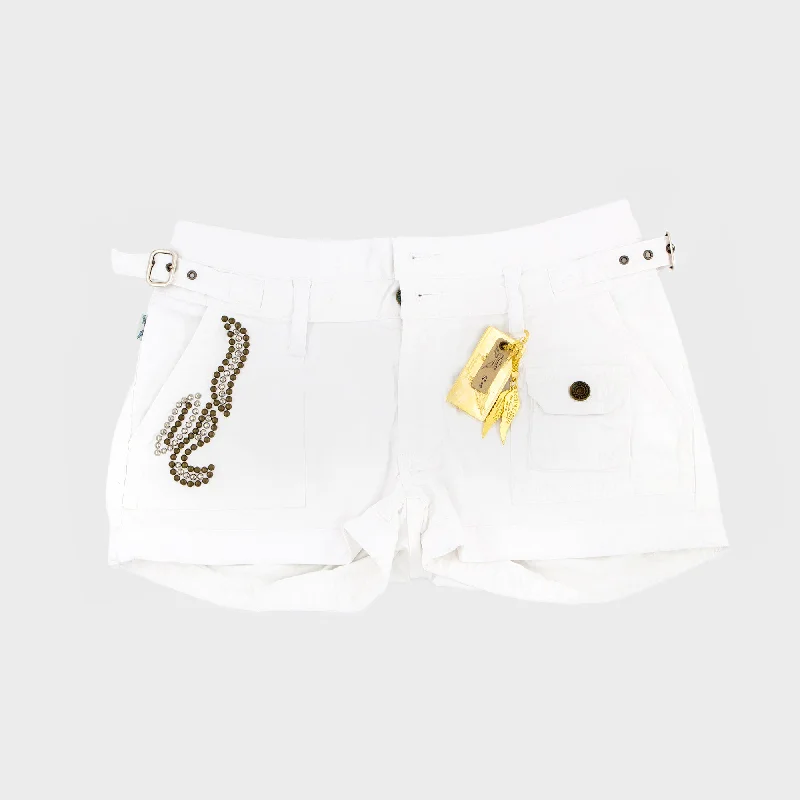 Military Short Double Waistband (White) Style Revolution