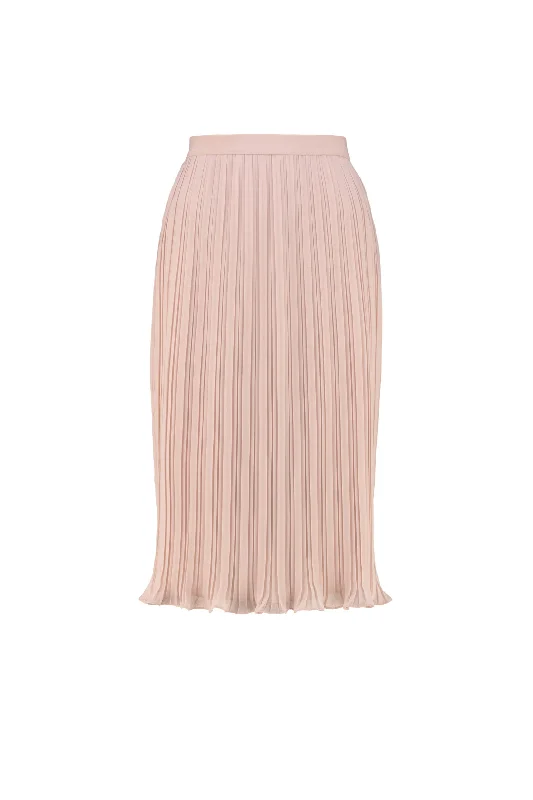 LANTANA NUDE PINK PLISSÉ PENCIL SKIRT Browse Our Top Products