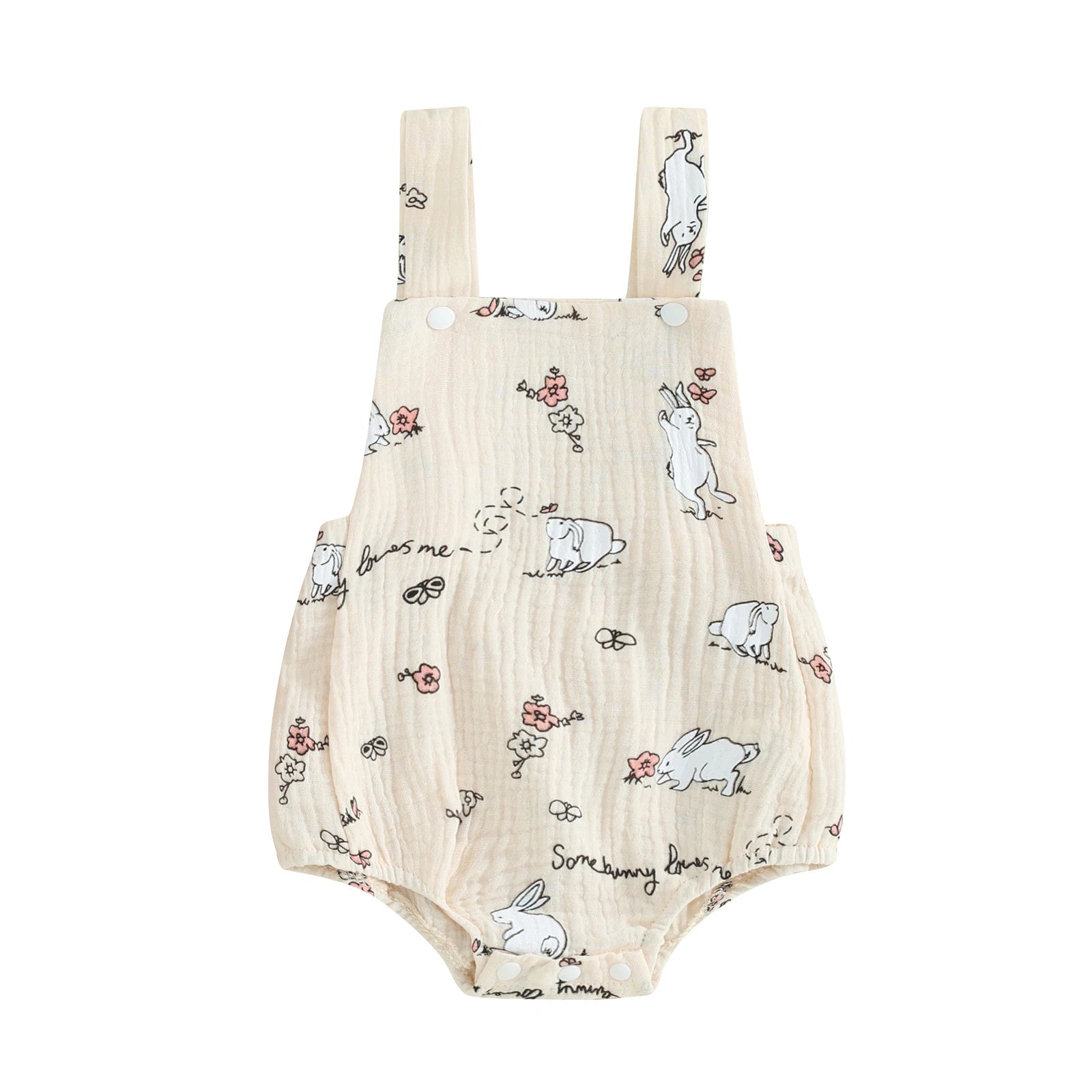 SOMEBUNNY LOVES ME Romper Seasonal Sale