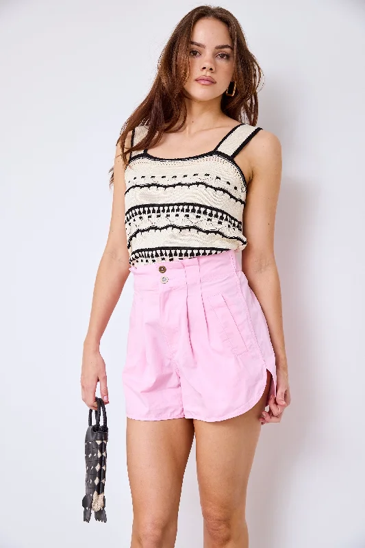 SALE - Carol High Waisted Pleated Shorts Budget-Friendly Fashion