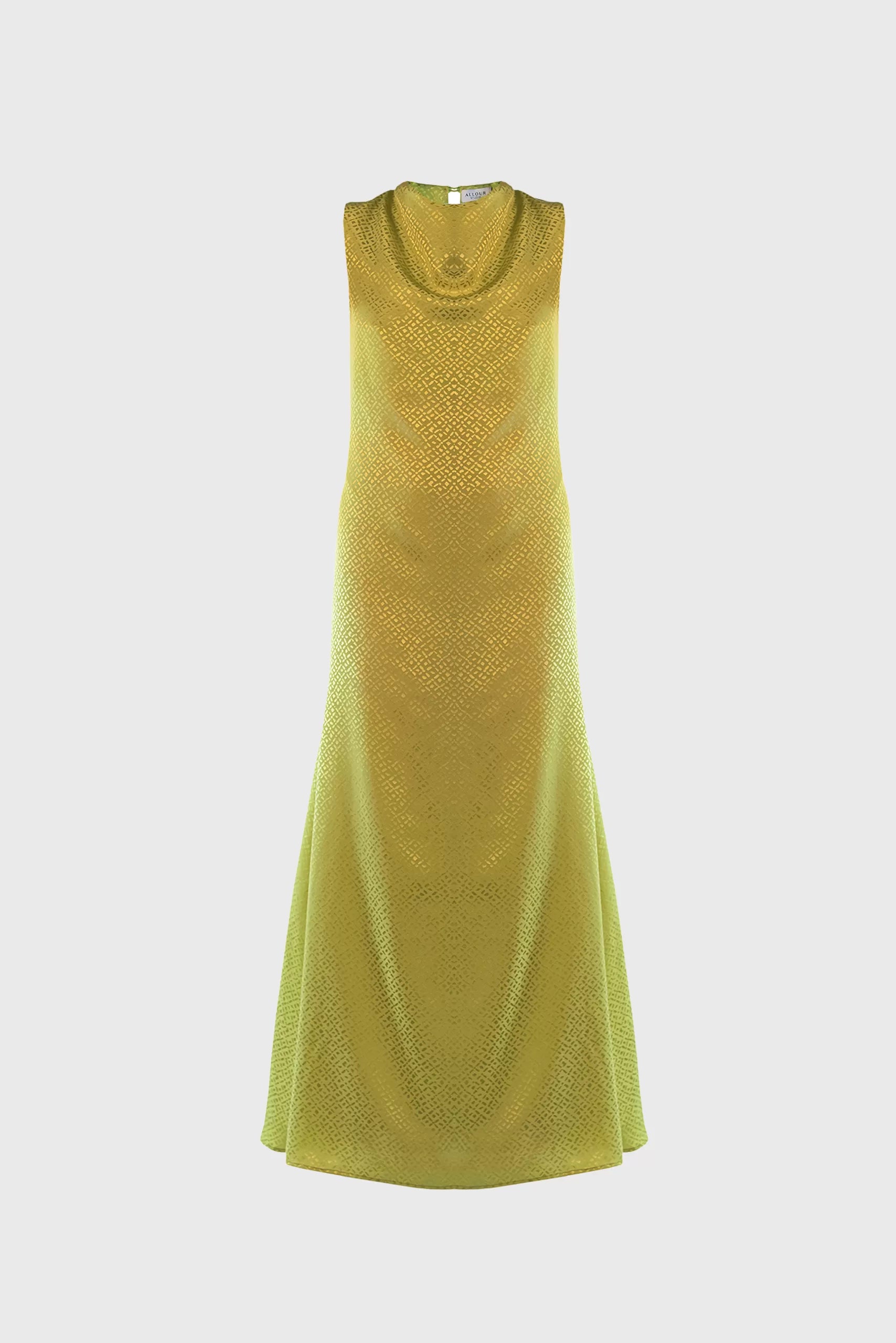 Long Dress Anita in Lime Modern Romance