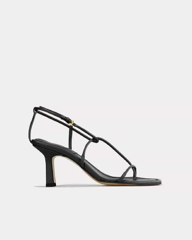 The Strappy Sandal - Black Huge Discounts This Week