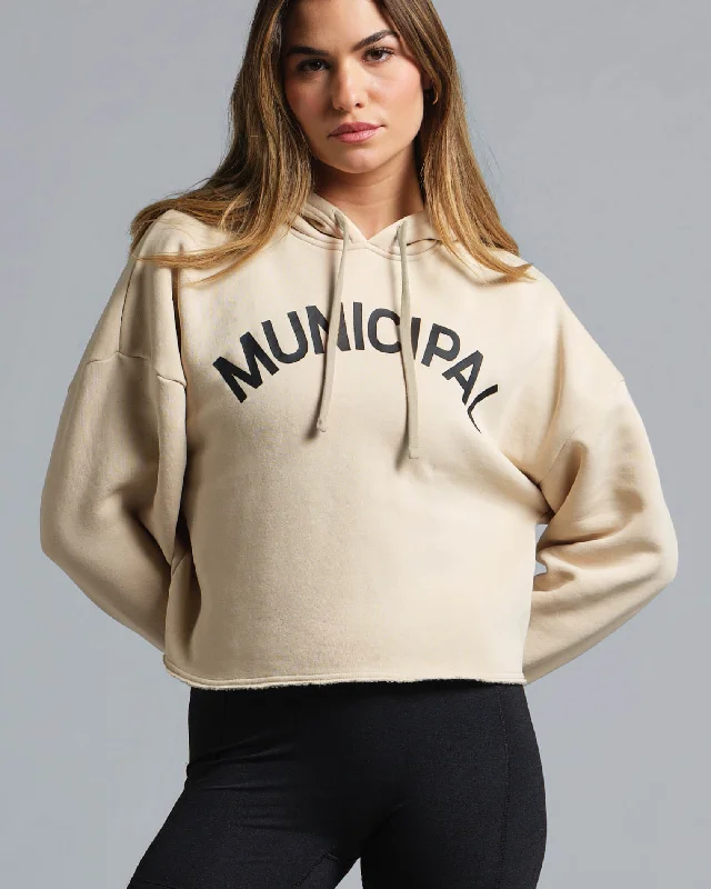 Municipal Women's Origin Hoodie - STONE Budget Friendly