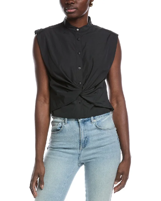 rag & bone Louisa Poplin Shirt Daily Essentials