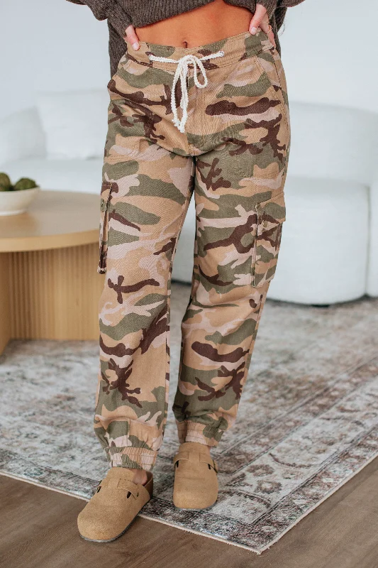 Maverick Cargo Pants - Taupe Summer Splash Sale