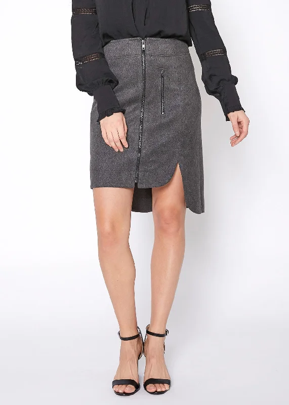 Women's Zip Front Skirt Valentine's Special