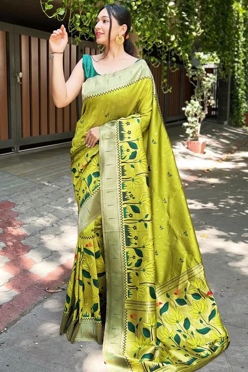 Paithani Silk Saree For Wedding Guest Redefining Women's Style