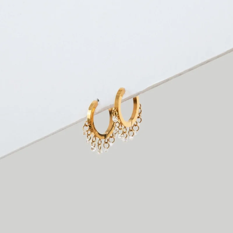 Crystal Grace Hoop Earrings Dive Into Trendy Styles