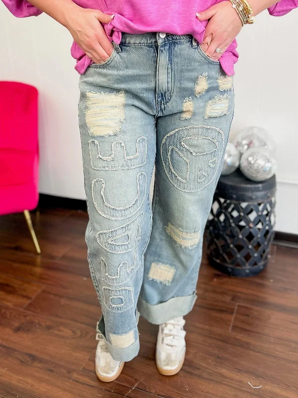 Free Bird Peace Jeans Exclusive Deals Online