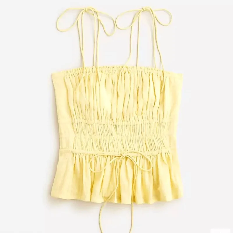 Women's Clio Top In Lemon Fashion Deal