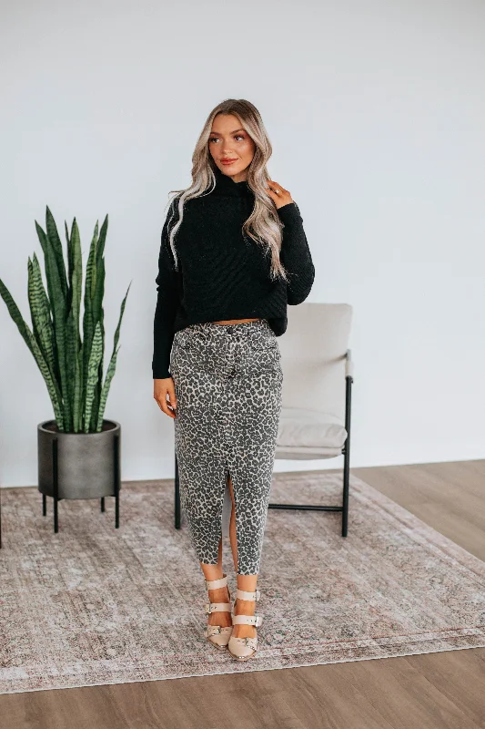 Desirae Leopard Skirt Bold Patterns