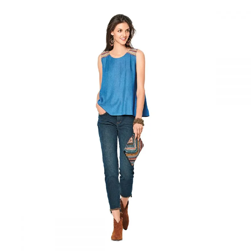 Burda Tops 6201 Casual Chic Clothing