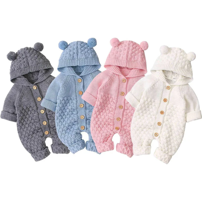 BEAR Knitted Romper Big Savings On Rustic Countryside Styles