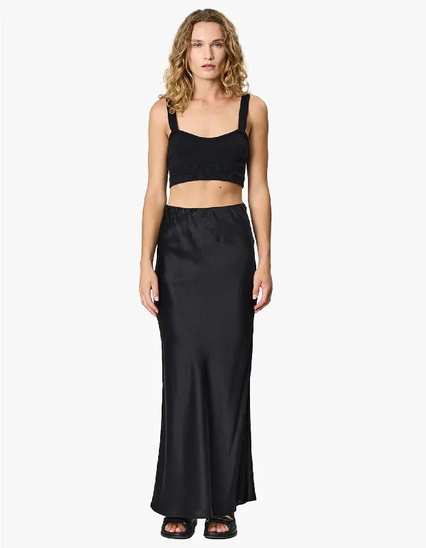 Charlie Maxi Skirt - Black Special Occasion Wear