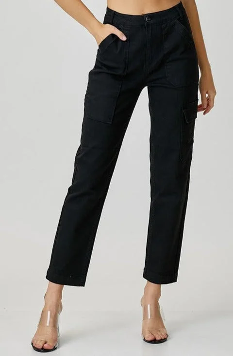 High Rise Cargo Boyfriend Pant Elegant Contour