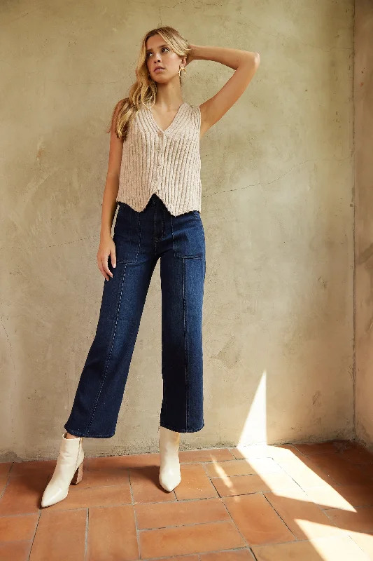 SALE - Sean Utility Style Straight Leg Jeans Day To Night Styles