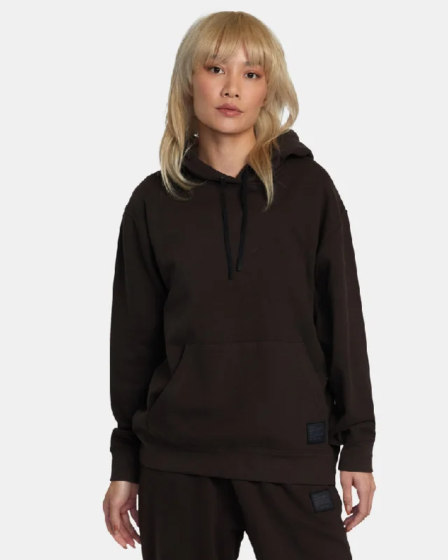 RVCA SELECTS SUNDAY HOODED BASE LAYER TOP - CHOCOLATE TORTE Holiday Glam