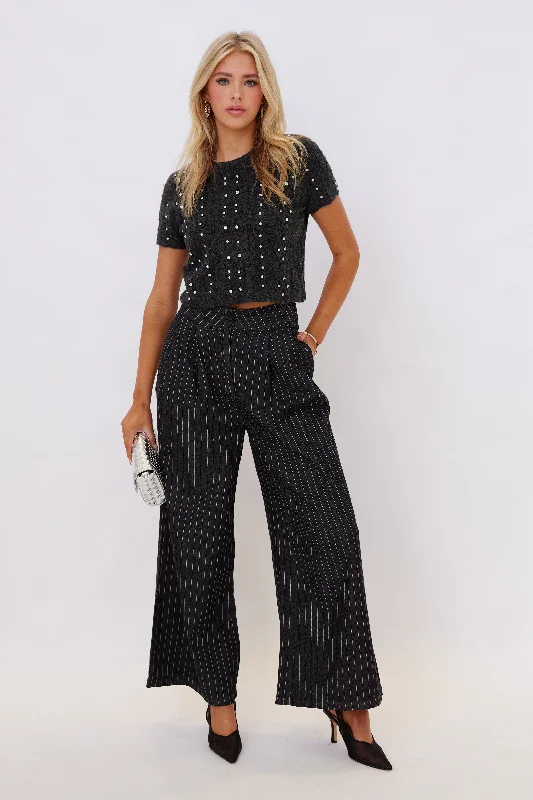 Camilla Pin Stripe Pants Casual Chic