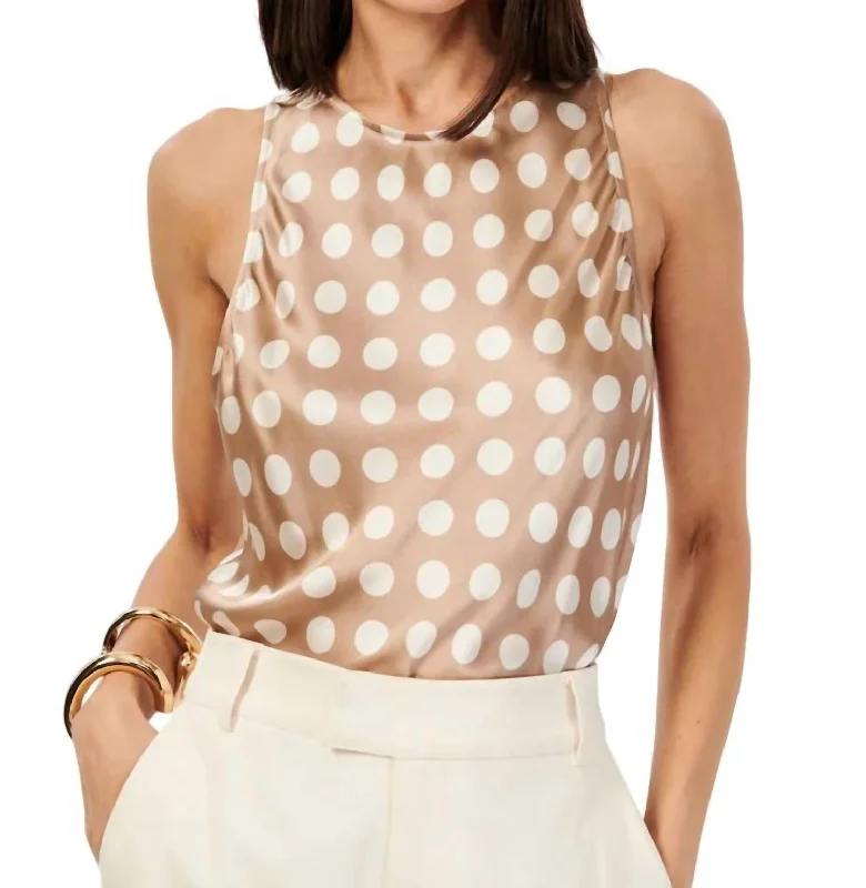 Floriana Camisole In Macro Dot Browse Our Top Products