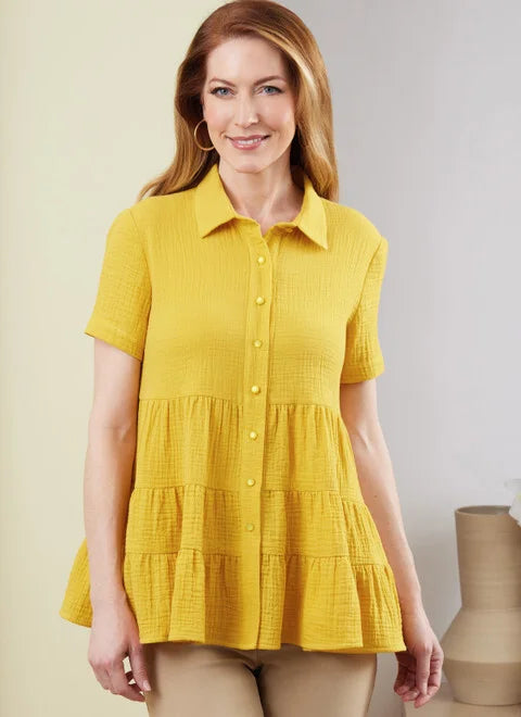 Butterick Tops B6897 Classic Timeless Elegant Style