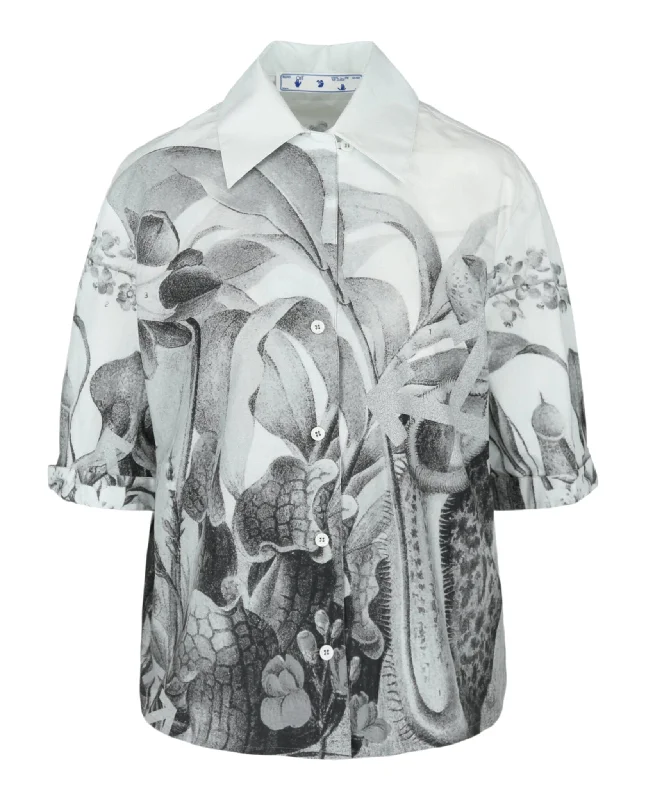 Botanical Bowling Shirt Comfort Meets Fashion