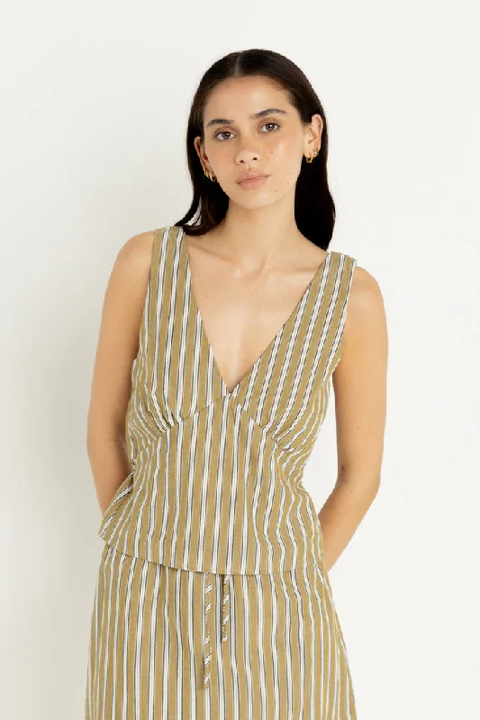 Rhythm Lucia Top - OLIVE Flash Sale, Don't Miss