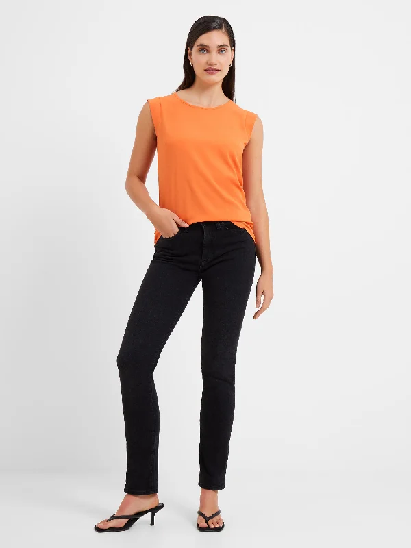 Crepe Light Cap Sleeve Top Clearance Sale, All Cheap