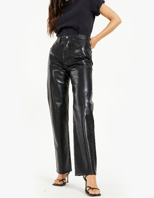 Recycled Leather 90s Pinch Waist - Detox Modern Romance