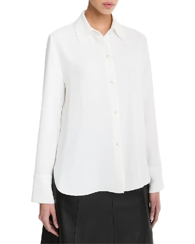 Vince Pearl Button Down Shirt Urban Femme Streetwear