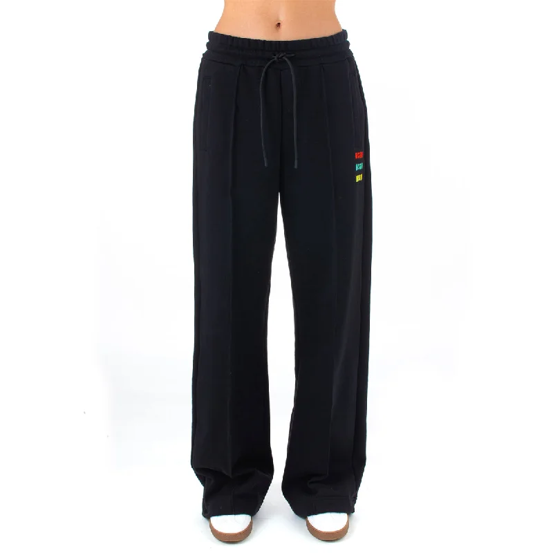 Msgm Pantalone/pants Black Dive Into Trendy Styles