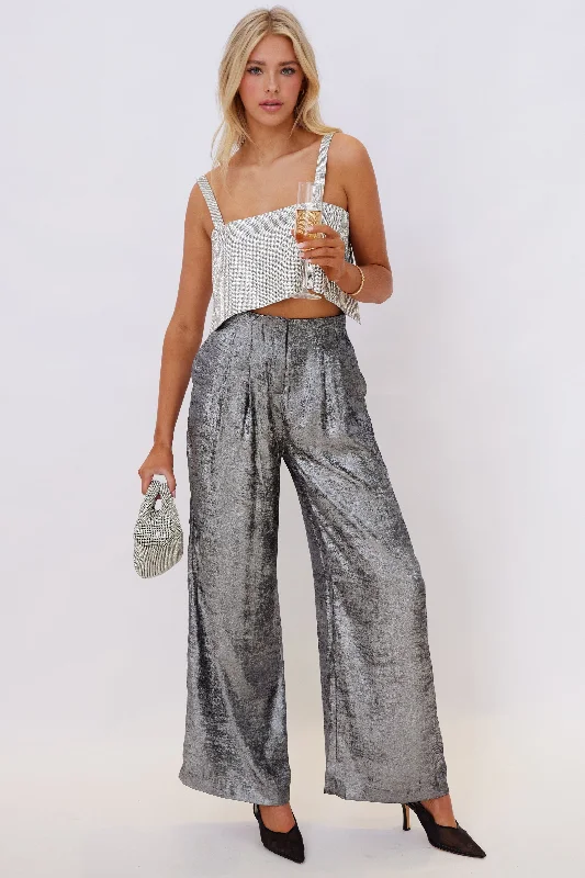 SALE - Simeon Wide Leg Pant Flowing Silhouette