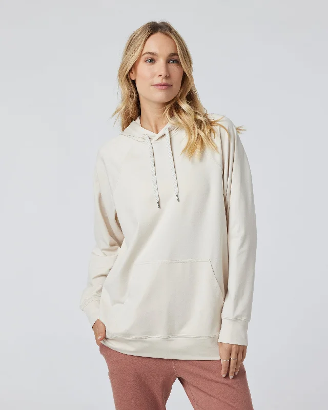 Vuori Halo Oversized Hoodie - MILKWEED HEATHER Odd Size Clearance Sale