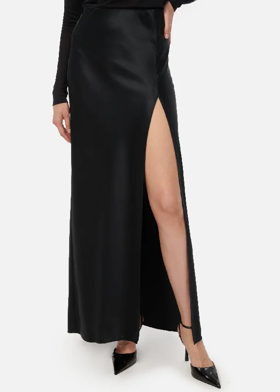 Slit Skirt Black Buy More, Save More