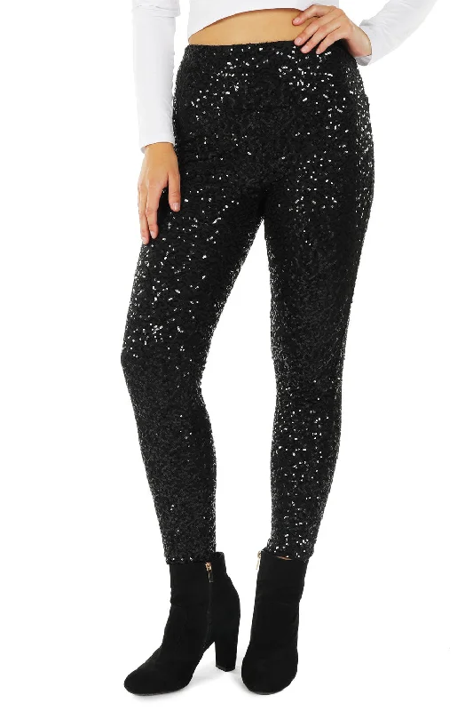 Amazing Sequence Leggings Elegant Style