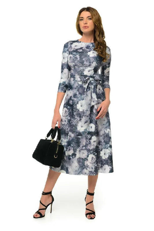 Arefeva Gray Dress Elegant Simplicity Wardrobe