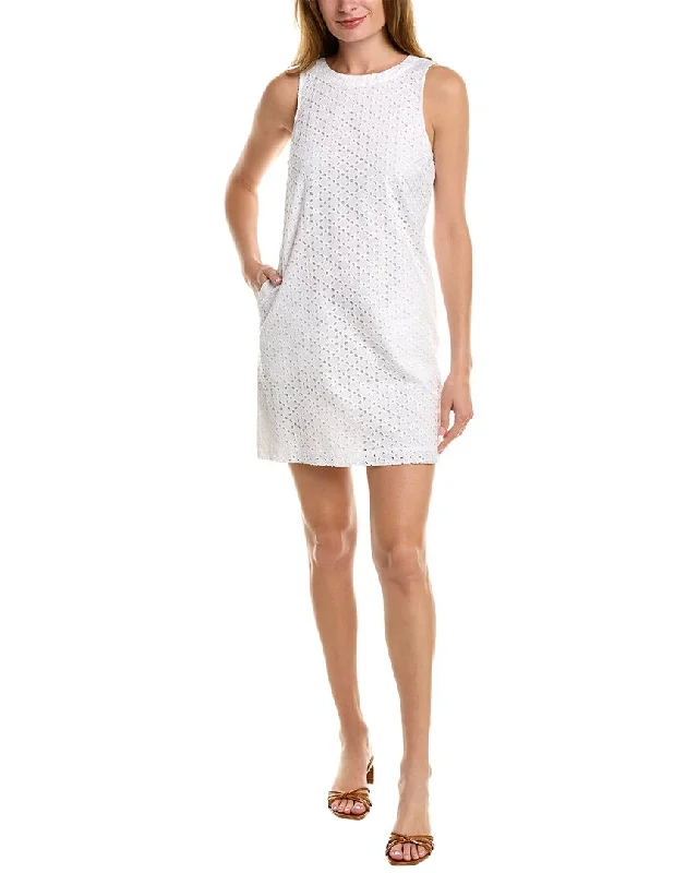 Court & Rowe Eyelet Shift Dress Floral Style