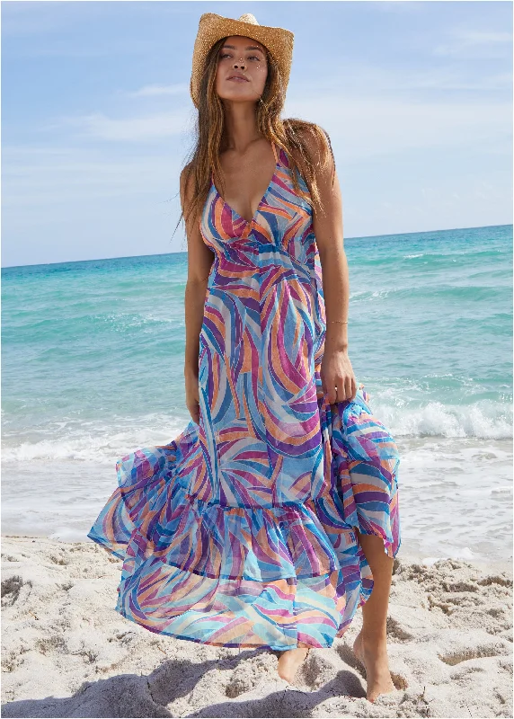 Cover Up Dress - Santa Monica Abstract Trend Alert