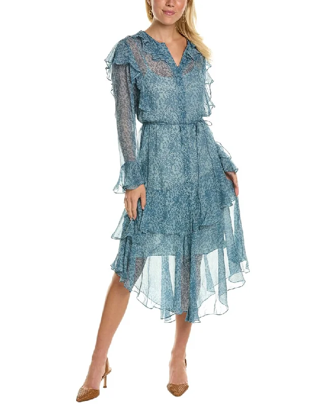 Rebecca Taylor Chiffon Silk Shirtdress Additional Time-Limited Offers