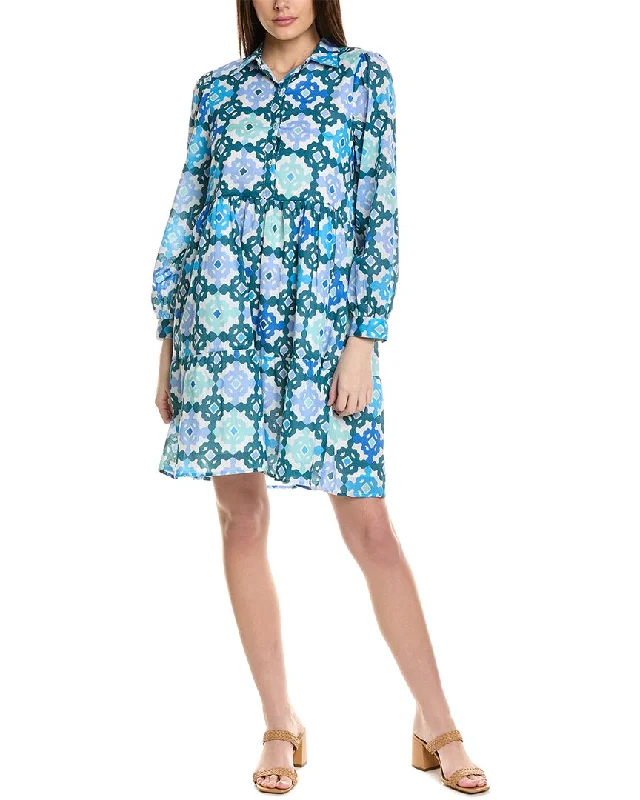 Ros Garden Romy Shirtdress Exclusive Sale