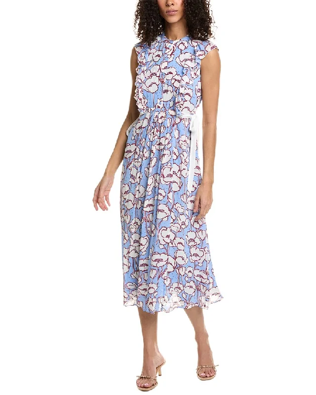 Ted Baker Frilled Midi Dress Final Clearance