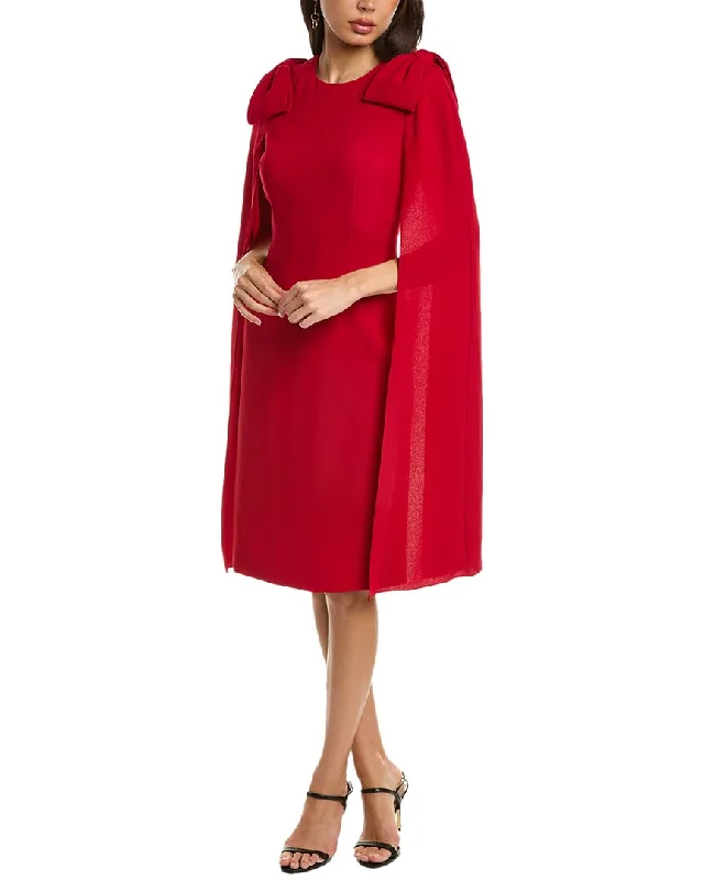 Teri Jon by Rickie Freeman Cape Sleeve Sheath Dress Buy More, Save More