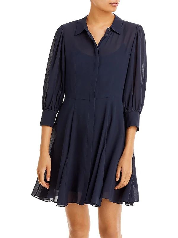 Womens Collared Midi Shirtdress Mother's Day Special